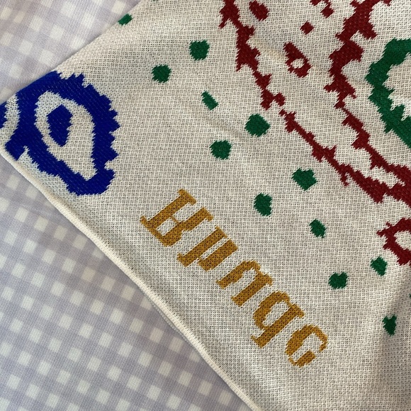 Rhude Grey Cashew Logo Jacquard Knit Shorts Size M - Picture 4 of 7